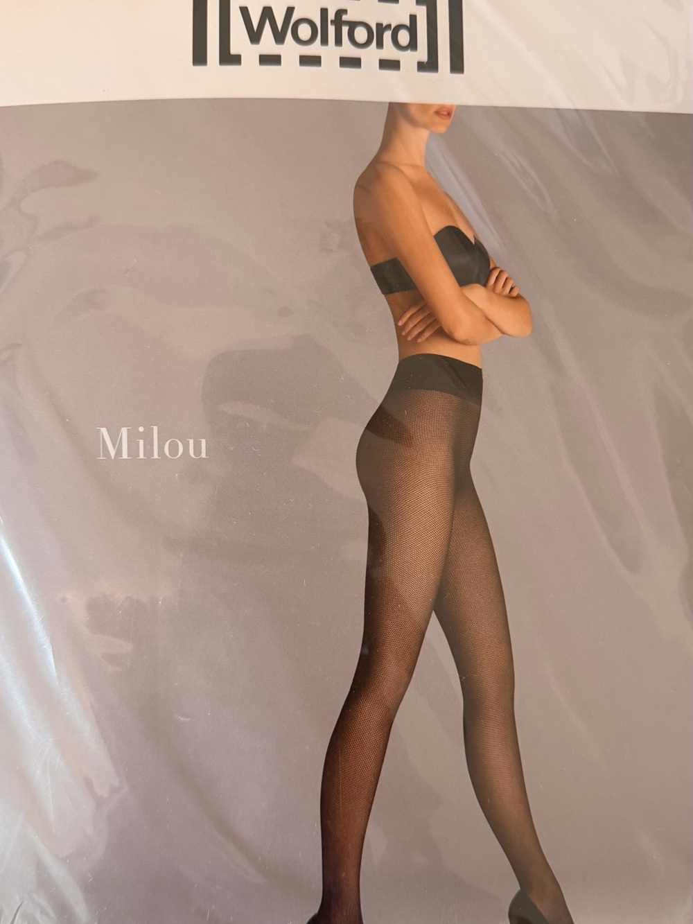 Wolford Milou Sheer Black Tights